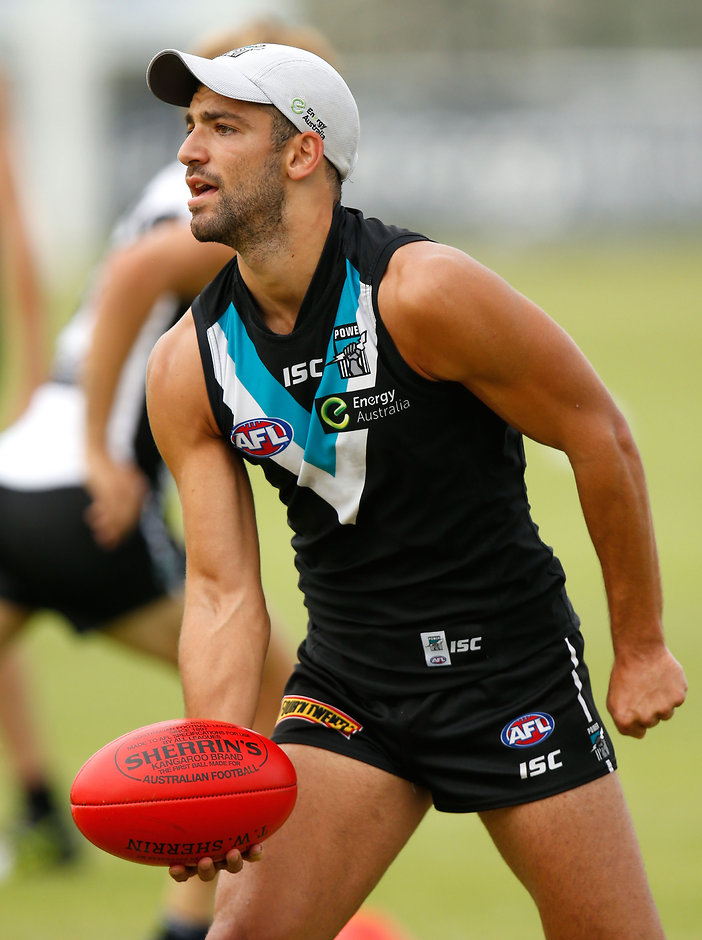 AFL 2016 Training - Port Adelaide 260116 Jimmy Toumpas has had a strong first pre-season at Alberton - ${keywords}